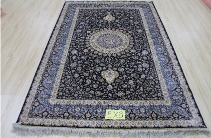 China Handmade Persian Silk Carpet Made in China ( D01) factory