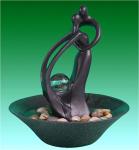 10' Happy Family Table Top Water Fountains Sculpture Water Fountain With