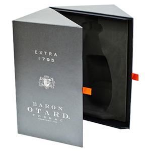 China Black Matte Opposite Door Opening Wine Packaging Gift Box With Ribbion Tape factory