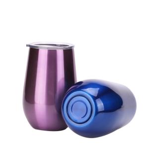 China Food Contact Safe Stainless Steel Wine Tumbler factory