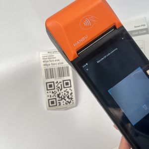 Restaurant Payment Terminal Customized Handheld POS Machine Android 12 With Dual