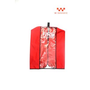 China Nylon Fire Extinguisher Protection Cover UV Resistance With Viewing Window factory