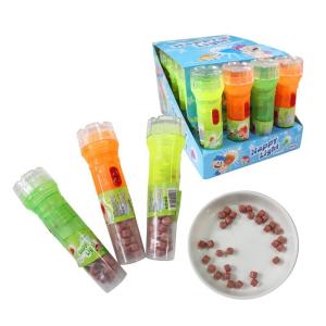 China Flash Torch Luminous Sweets Strawberry Banana Flavor Compressed Sugar Candy factory