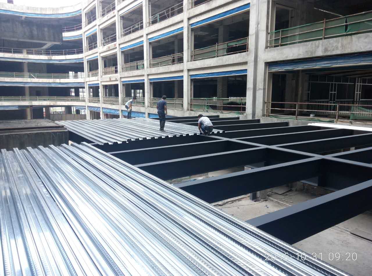 2 Floor Steel Frame Platform Prefabricated Steel Structures Buildings For Shopping Mall