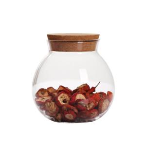 China SGS Lead Free Borosilicate Glass Wide Mouth Storage Jars factory