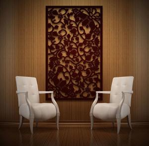 China Weathering Steel Panel Room Dividers With Lights Decorative Metal factory