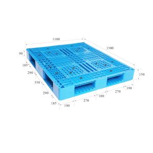 100% Recycled One Way Plastic Pallets Blue Plastic Reusable Pallets