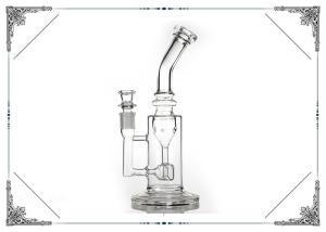 China Glass Recycler 5MM Thickness Showerhead Perc Bongs Borocilicate Smoking Water Tube factory