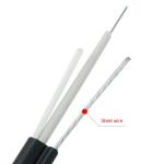 GJYXC8H Outdoor Fiber Optic Cable 8 FRP Strength G.652D LSZH 12 Core Single Mode