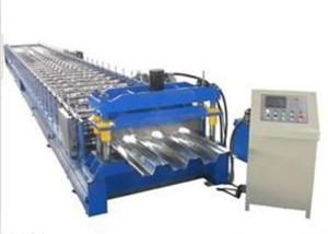 China Galvanized Sheet Floor Deck Roll Forming Machine 0.8 - 1.2mm Thickness Plate factory