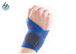 Bule Weightlifting Wrist Wrap Wrist Bandage With Hand Grips Pads