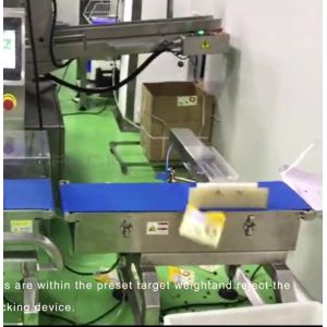 120WPM 100 Bags/ Min High Speed Check Weigher With Pusher