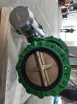 SS316 Pneumatic Butterfly Valve Air Operated For Marine SS Air actuator Actuated