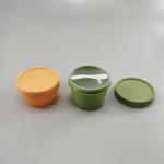 PP Base Material Matte Plastic Lush Cream Jar 50ml 100ml 200ml 250ml for