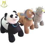 Hansel wholesale moving toy car animal ride plush electrical animal toy car
