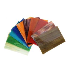 Colored Stained Glass Art Decorative Glass For Studio Club