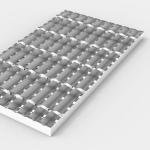 50mm Hot Dip Grating Serrated Galvanized Anti Slip Welding