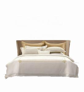 China Solid Pattern 200S Double Stranded Long Staple Cotton 4 Piece Bedding Set A Must-Have factory