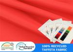 Taffeta Polyester Tear Proof Lining 210T Recycled Plastic Fabric