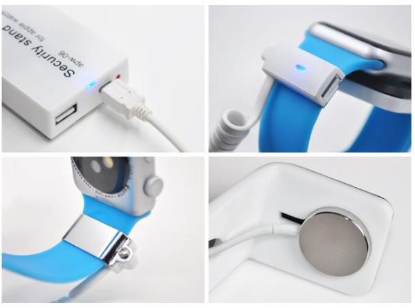 COMER mobile phone retail stores anti-theft locking watch security stand with