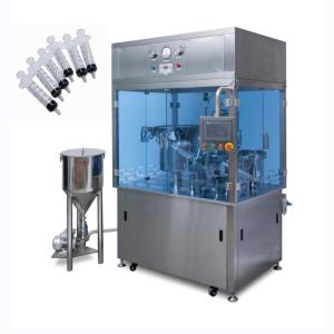 China Syringe Filling Machine Automatic Plastic Syringe Filling Capping Machine Gel Prefilled Syringes Filling Machine factory