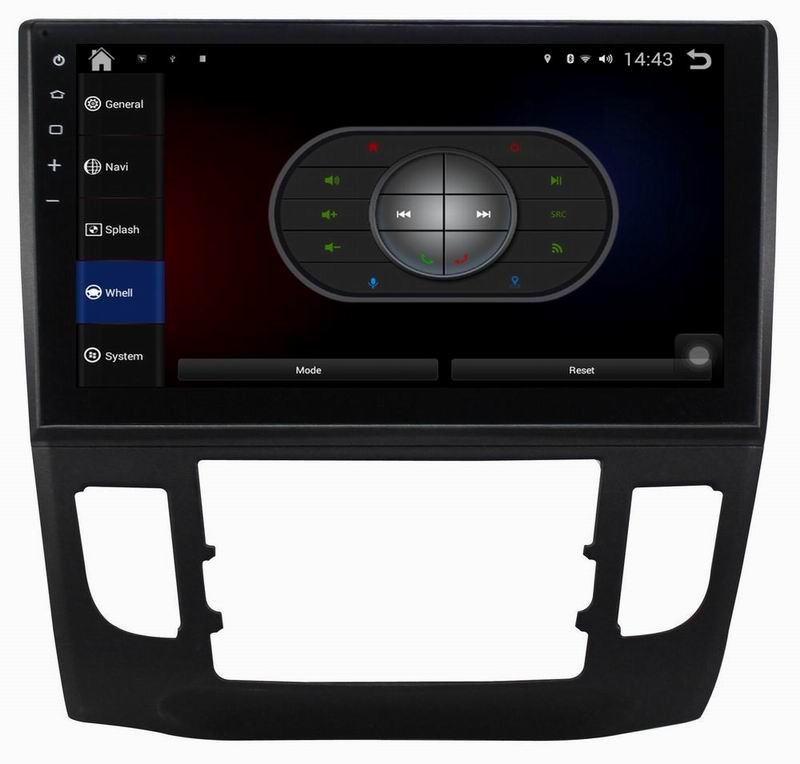 Ouchuangbo android 4.4 1024*600 capacitive touch screen gps radio player for Honda Crider automatic