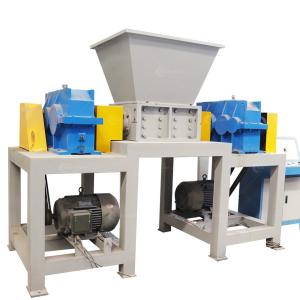 China Provided Video Outgoing-Inspection Double Shaft Shredder for Industrial Waste Plastic factory