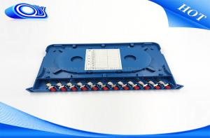 China Wall Mounted / Rack Mounted 24 Port Fiber Optic Patch Panel Drawer Style Structure factory
