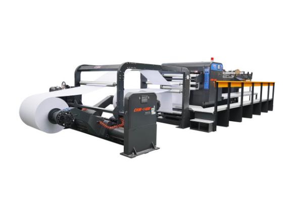 China CHM-1400-2 Two Roll Paper Sheeter Cutter Machine,Years 2022,Weight of paper:60-550 GSM factory
