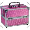 Buy cheap Pink Aluminum Beauty Case , Portable Aluminum Cosmetic Display Case from wholesalers