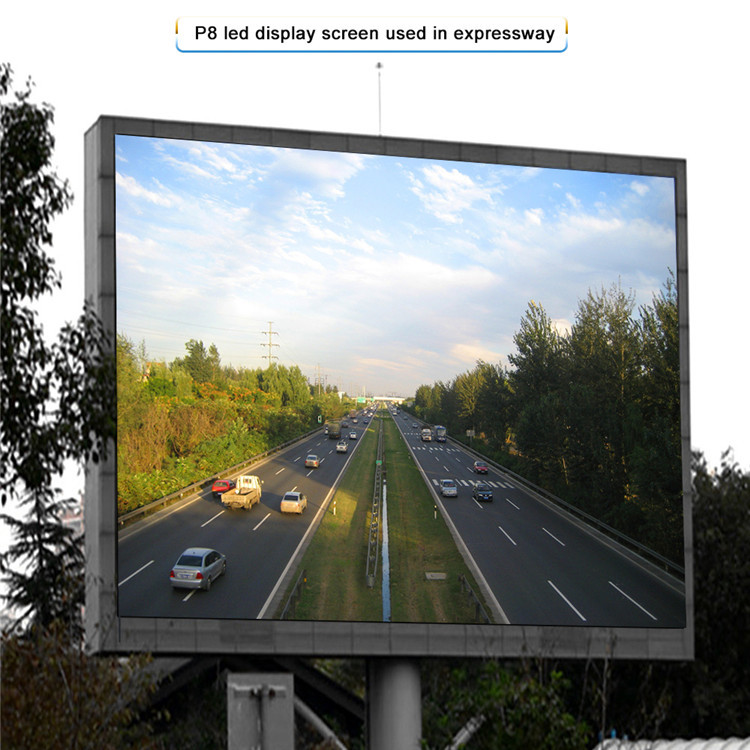 3G 4G Wireless Giant Pole P8 Outdoor Led Panel
