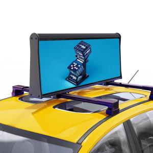 China 1010*399*109mm Taxi Top Advertising Signs Digital LED Screen factory