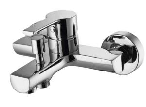 China Chrome-plated Single-lever Bath Mixer Tap without hand shower and without shower support factory