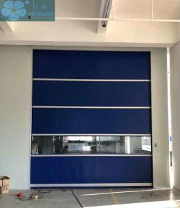 China PVC Fabric 0.7m/S IP55 Plastic Roller Shutter Garage Doors factory
