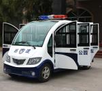 White Color 5kW Enclosed Passenger Cabin Electric Sightseeing Bus Tourist Buggy