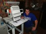 Lowest price one head high quality bead embroidery machine similar to tajima