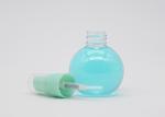 Ball Shape Fine Mist Spray Bottle 30ml Empty Crystal Green Color