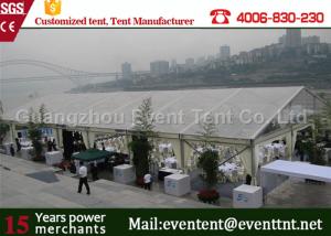China Large Transparent Party Tent With Glass Wall , Clear roof marquee For Wedding SGS factory