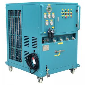 China 10HP refrigerant recovery unit ATEX hydrocarbon R32 R1234yf R290  gas charging refrigerant recovery machine on sale