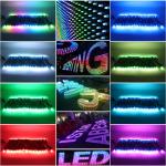 Waterproof RGB LED Pixel Strip Light Addressable WS2811 Full Color