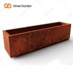 TUV Certified Easy Watering Outdoor Metal Planter Large Sized