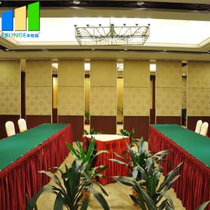 China Fabric Acoustic Movable Wall Sliding Partition Door For Hotel Banquet Hall factory