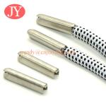 Customized design logo metal brass golden drawsting cord end metal aglet shoe