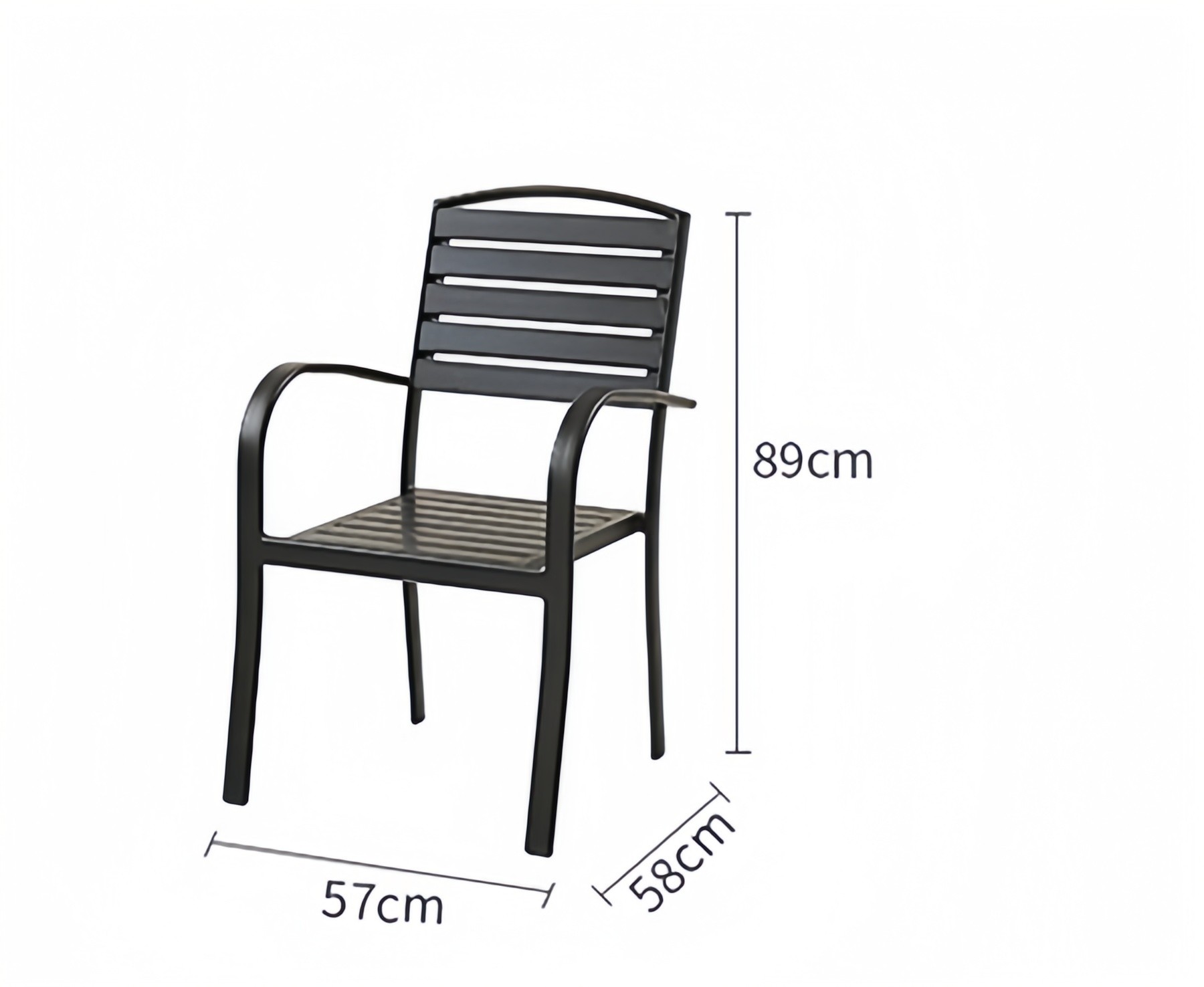 WPC Furniture Set Anti-Corrosion Patio Outdoor Outdoor Leisure Balcony Garden Cafe Outdoor Table And Chairs Set