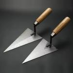 Wood Handle Pointing Trowel Carbon Steel Wooden Handle Bricklaying Trowel