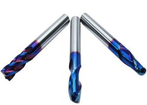China Metric Inch Tungsten Carbide End Mill For HRC 65 Steel Processing Heat Resistant factory