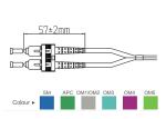 G. 657A2 DX Connector Fiber Optic Patch Cords
