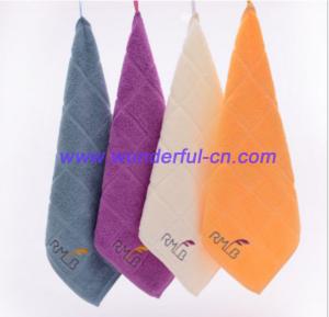 China Luxury custom embroidered cheap hand towels wholesale bulk factory