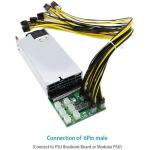 Length 30cm Power Supply Extension Cable for GPU Graphics Card
