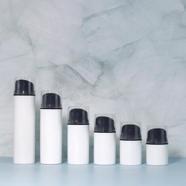 30ml 50ml 100ml 200ml Plastic Airless Pump Bottle White Cosmetic Lotion